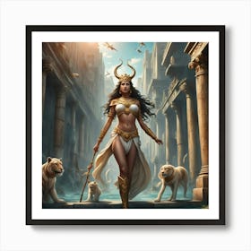 Egyptian Goddess 16 Art Print