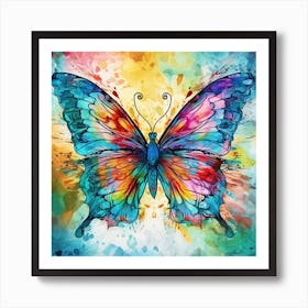 Butterfly Painting 3 Art Print