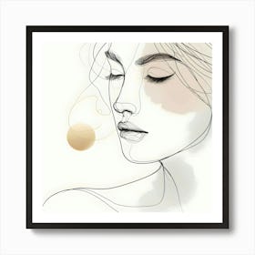 Portrait Of A Woman 24 Art Print