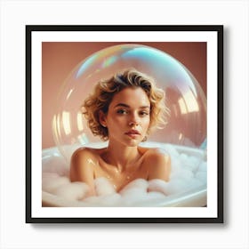 Bubble Bath Art Print