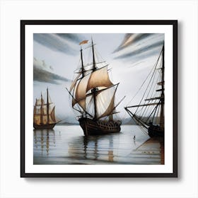 Sailing Ships Art Print