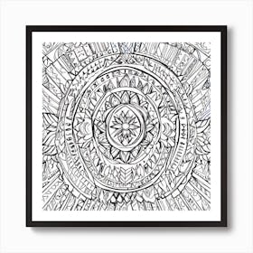 Mandala 3 Art Print