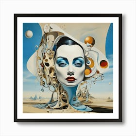 'Strange Face' Art Print