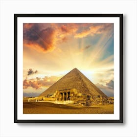 Great Pyramid Of Giza 1 Art Print