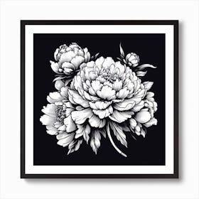 Peony Flower Art Print