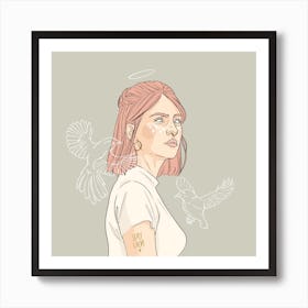 Stay Calm Art Print