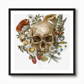 Love Your Soul Scary Halloween Costume 1 Art Print