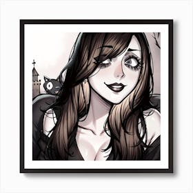 Sexy Witch Art Print