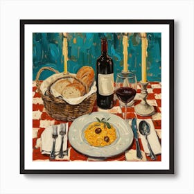 Il Banchetto Trattoria Italian Food Kitchen Art Print