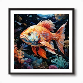 Goldfish 9 Art Print