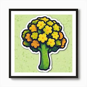 Broccoli Tree Art Print