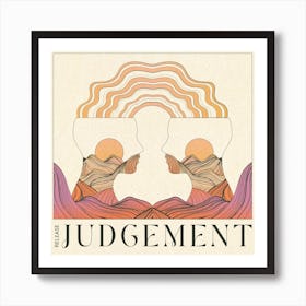 Release Judgement Textured Art Print