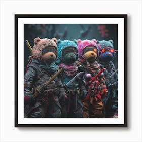 Myeera All The Care Bears As Ninjas Cyberpunk Style Ultra Detai Ea38dcf1 F689 4341 90c4 4a28f9dbc81c Art Print