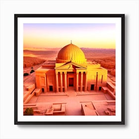 Islamic Mosque In Jordan Art Print