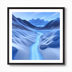 Arctic Landscape 15 Art Print