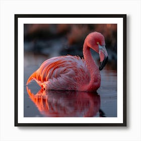 Flamingo 26 Art Print