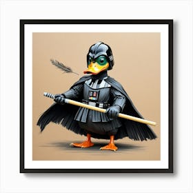 Darth Vader Duck Art Print