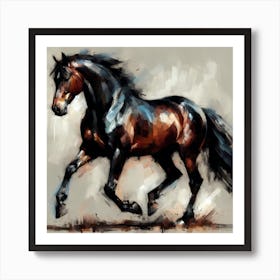 Horse Painting 3 Art Print