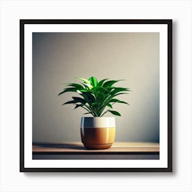 Plant In A Pot Art Print