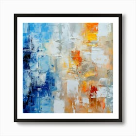 Abstract Painting,Abstract acrylic painting Art Print