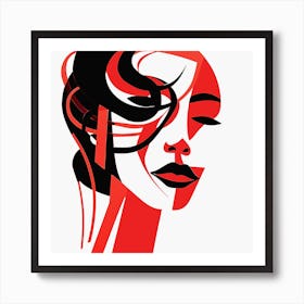 Portrait Of A Woman 20 Art Print