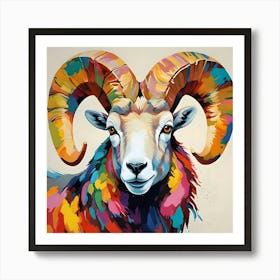 BIG HORN SHEEP Art Print