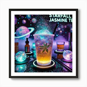 A Futuristic Drink Called Starfall Jasmine Tea, A Art Print