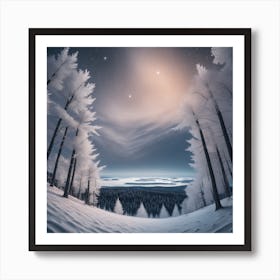 Winter Landscape 8 Art Print