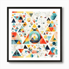 Geometric Shapes Art Print