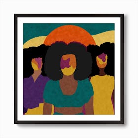 Together Square Art Print