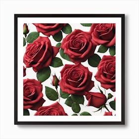 Red Roses 2 Art Print