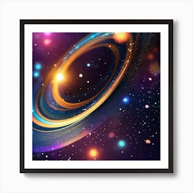 Space Background 2 Art Print