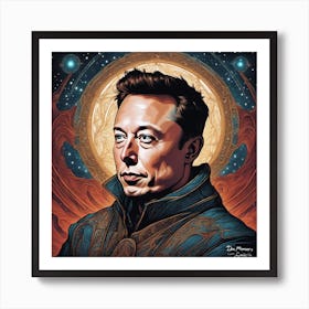 Elon Musk 1 Art Print