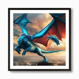 Dragon In The Sky 1 Art Print