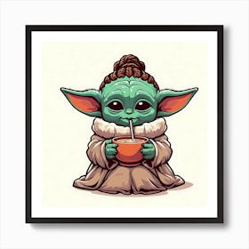 Child Yoda 1 Art Print