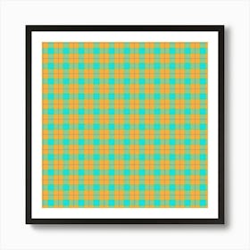 Plaid Fabric 33 Art Print