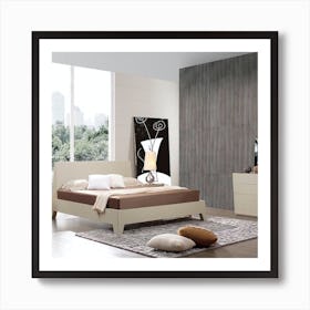 Modern Bedroom Furniture Art Print