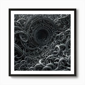 Synthesis Of Chaos And Madness 20 Art Print