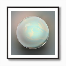 Glass Marble Art Print