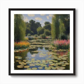 Lily Pond Art Print