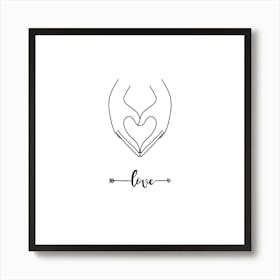 Love WallArt Art Print