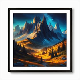 Landscape 6 Art Print