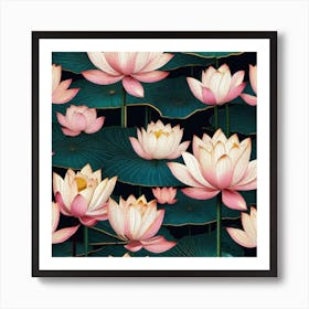 Lotus Flower 68 Art Print