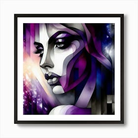 Abstract Of A Woman 1 Art Print