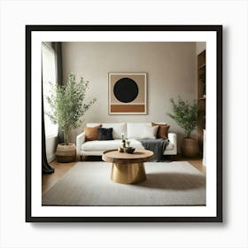 Modern Living Room 70 Art Print