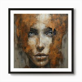 Face Of A Woman Art Print