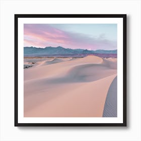 Pastel Sand Dunes Art Print