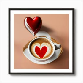 Valentine'S Day Caffee Art Print