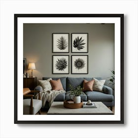 Modern Living Room 2 Art Print