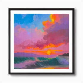 Warm Sunset Art Print